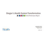 Oregon Health Authority 2013 Performance Report for Coordinated Care Organizations (PDF)