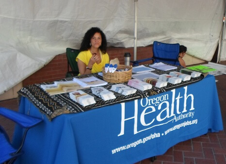 oregon authority health fairs healthcare holds boost enrollment gov sign round last