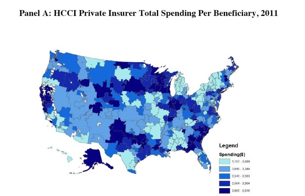 claims data- private insurer spend